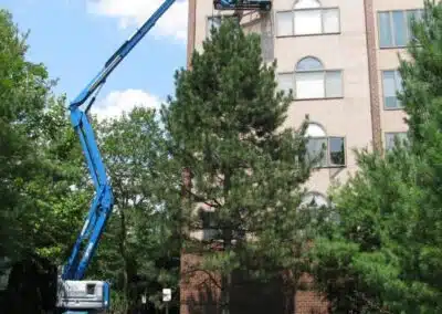 Calfeutrage de joints de brique et de béton